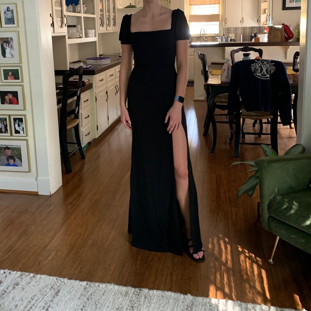 black prom dress